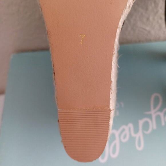 Seychelles Promenade Espadrille Wedges 7 Black NIB - Picture 5 of 6